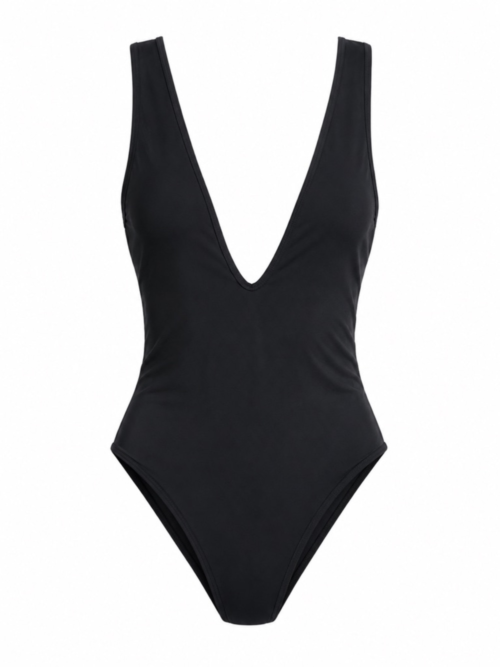 Loulou de Saison Gianna Black One Piece Swimsuit S NWOT - Picture 3 of 10